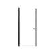 SMLSD327006C-MB Lydia 32-in x 70-in Pivot Shower Door With 1/4-in Clear Glass And Double-Sided Knobs, Matte Black