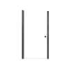 SMLSD357006C-MB Lydia 35-in x 70-in Pivot Shower Door With 1/4-in Clear Glass And Double-Sided Knobs, Matte Black