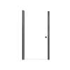 SMLSD367006C-MB Lydia 36-in x 70-in Pivot Shower Door With 1/4-in Clear Glass And Double-Sided Knobs, Matte Black