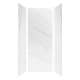 SMLWK363696-181 Luxura 36-in x 36-in x 96-in Glue to Wall 3-Piece Shower Wall Kit, Misty River