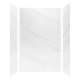 SMLWK603696-181 Luxura 60-in x 36-in x 96-in Glue to Wall 3-Piece Shower Wall Kit, Misty River