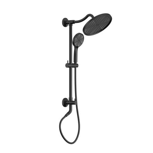SMMCSS93F-MB Centro Shower Set With Hand Shower On Slide Bar, Matte Black