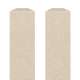 SMFIM722-28 72-in Solid Surface Inside Corner Molding (2 Pieces), Butternut
