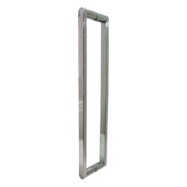 SMMH-BND-D-R-PC Royston 20-in Barn/Pivot Shower Door Double Sided Handles, Polished Chrome