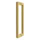 SMMH-BND-D-S-CB Sampson 20-in Barn/Pivot Shower Door Double Sided Handles, Champagne Bronze
