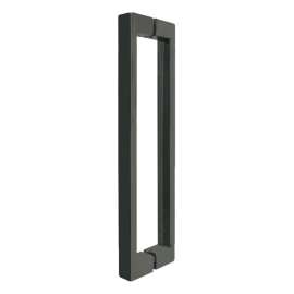SMMH-BND-D-S-MB Sampson 20-in Barn/Pivot Shower Door Double Sided Handles, Matte Black