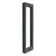 SMMH-BND-D-S-MB Sampson 20-in Barn/Pivot Shower Door Double Sided Handles, Matte Black