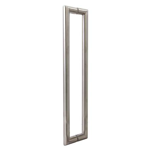 SMMH-BND-D-T-BS Tyler 20-in Barn/Pivot Shower Door Double Sided Handles, Brushed Stainless