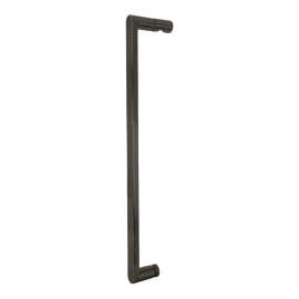 SMMH-BND-K-R-MB Royston 20-in Barn/Pivot Shower Door Handle And Knob, Matte Black
