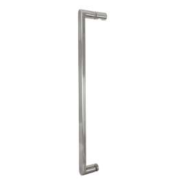 SMMH-BND-K-R-PC Royston 20-in Barn/Pivot Shower Door Handle And Knob, Polished Chrome