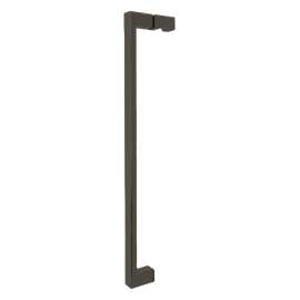SMMH-BND-K-S-MB Sampson 20-in Barn/Pivot Shower Door Handle And Knob, Matte Black