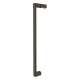 SMMH-BND-K-S-MB Sampson 20-in Barn/Pivot Shower Door Handle And Knob, Matte Black