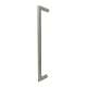 SMMH-BND-K-T-BS Tyler 20-in Barn/Pivot Shower Door Handle And Knob, Brushed Stainless
