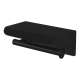 SMMPHS-MB Manhattan Toilet Paper Holder With Shelf, Matte Black