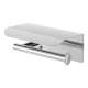 SMMPHS-PC Manhattan Toilet Paper Holder With Shelf, Polished Chrome