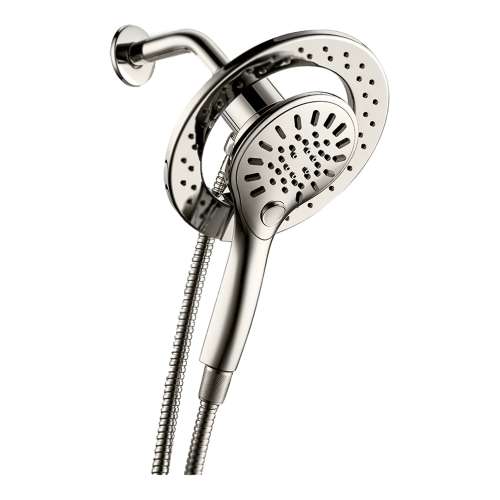 SMMPMS3F-BN PAX 7-in Three Function Round Magnetic Docking Hand Shower, Brushed Nickel