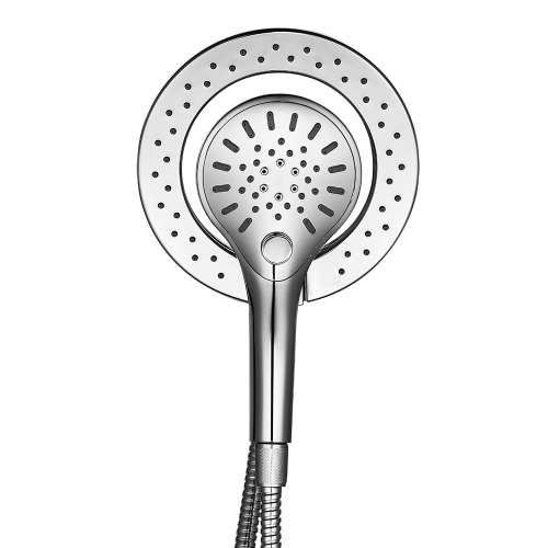 SMMPMS3F-PC PAX 7-in Three Function Round Magnetic Docking Hand Shower, Polished Chrome