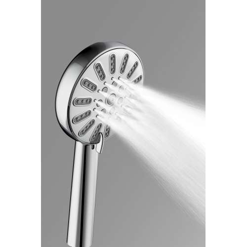 SMMPMS8F-MB PAX 5-in Eight Function Round Magnetic Docking Hand Shower, Matte Black