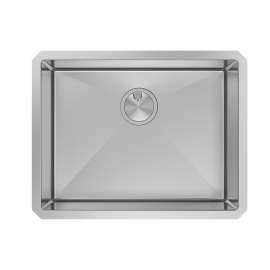 SMDUSB231810 Diamante 23-in x 18-in x 10-in 16 Gauge Single Bowl Undermount Stainless Steel Kitchen Sink With Bottom Sink Grid And Flip-Top Sink Strainer