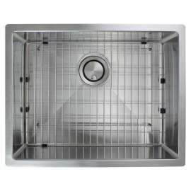 Monterey Stainless Steel 24-in Undermount Kitchen Sink with Taper - Available in Multiple Gauges - SMMUSBT241910