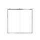SMBRP606208C-PC Brevity 60-in x 62-in By-Pass Bathtub Door With 5/16-in Clear Glass And Without Handles, Polished Chrome