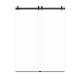 SMBYPT608010C-MB Bradley 60-in x 80-in By-Pass Shower Door With 3/8-in Clear Glass And Without Handles, Matte Black