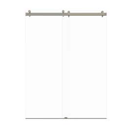 SMBYPT608010L-M Bradley 60-in x 80-in By-Pass Shower Door With 3/8-in Low Iron Glass And Without Handles, Master