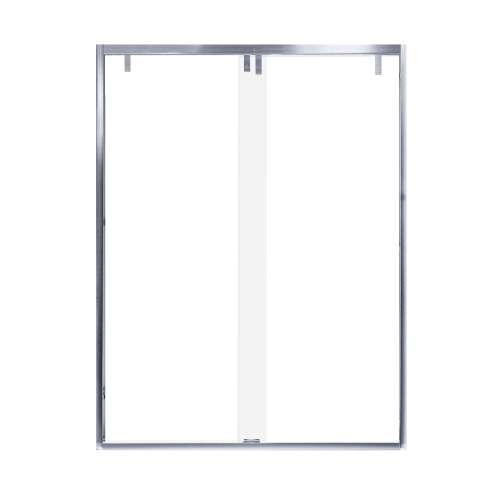 SMEBPT608010C-PC Eye Drop 60-in x 80-in By-Pass Shower Door With 3/8-in Clear Glass And Without Handles, Polished Chrome