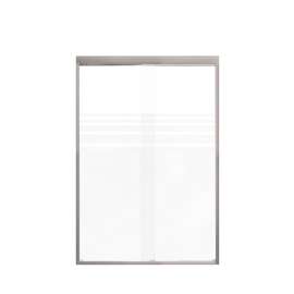SMFBPT487008F-M Franklin 47-in x 70-in By-Pass Shower Door With 5/16-in Frost Glass And Without Handles, Master