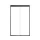 SMFBPT487608C-MB Franklin 47-in x 76-in By-Pass Shower Door With 5/16-in Clear Glass And Without Handles, Matte Black