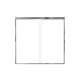 SMFBPT605808C-PC Franklin 59-in x 58-in By-Pass Bathtub Door With 5/16-in Clear Glass And Without Handles, Polished Chrome