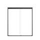 SMFBPT607008C-MB Franklin 59-in x 70-in By-Pass Shower Door With 5/16-in Clear Glass And Without Handles, Matte Black