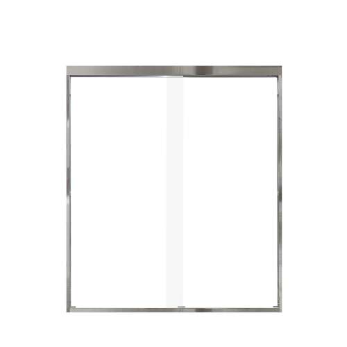 SMFBPT607008C-PC Franklin 59-in x 70-in By-Pass Shower Door With 5/16-in Clear Glass And Without Handles, Polished Chrome