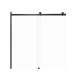 SMMBDT606008C-MB Milan 60-in x 60-in Barn Bathtub Door With 5/16-in Clear Glass And Without Handles, Matte Black