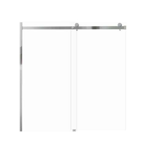 SMMBDT606008C-PC Milan 60-in x 60-in Barn Bathtub Door With 5/16-in Clear Glass And Without Handles, Polished Chrome