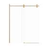 SMTBD608010C-CB Teutonic 59-in x 80-in Barn Shower Door With 3/8-in Clear Glass And Without Handles, Champagne Bronze