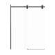 SMTBD608010C-MB Teutonic 59-in x 80-in Barn Shower Door With 3/8-in Clear Glass And Without Handles, Matte Black