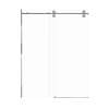 SMTBD608010C-PC Teutonic 59-in x 80-in Barn Shower Door With 3/8-in Clear Glass And Without Handles, Polished Chrome