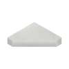 SMNCS1515-50 15-in x 15-in x 3-in Solid Surface Neo-Angle Corner Shower Seat, Moonstone