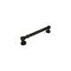 SMNS12-MB Nicholson 12-in Grab Bar With 1-in Diameter, Matte Black