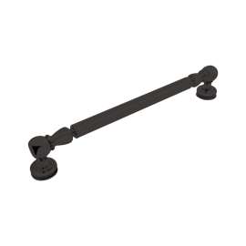 SMPH-BPD-N-MB Nicholson 20-in By-Pass Shower Door Handles (Pair), Matte Black