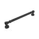 SMPH-BPD-N-MB Nicholson 20-in By-Pass Shower Door Handles (Pair), Matte Black
