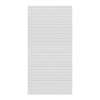 SMPW4896-131 Pioneer 48-in x 96-in Glue to Wall Wall Panel, White (Glossy 3-in x 8-in Subway Tile Pattern)