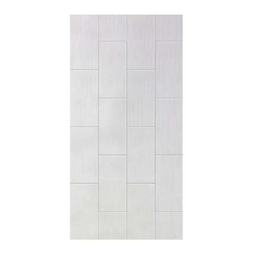SMPW4896-231 Pioneer 48-in x 96-in Glue to Wall Wall Panel, White (12-in x 24-in Vertical Pattern)