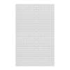 SMPW6096-131 Pioneer 60-in x 96-in Glue to Wall Wall Panel, White (Glossy 3-in x 8-in Subway Tile Pattern)