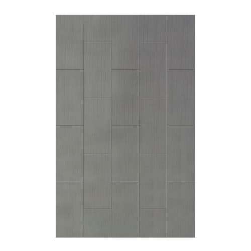 SMPW6096-240 Pioneer 60-in x 96-in Glue to Wall Wall Panel, Dark Grey (12-in x 24-in Vertical Pattern)
