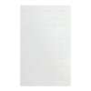 SMPW6096-531 Pioneer 60-in x 96-in Glue to Wall Wall Panel, White (Matte 8-in x 16-in Horizontal Tile Pattern)