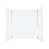 SMPWK603672-531 Pioneer 60-in x 36-in x 72-in 3-Piece Shower Wall Kit, White (Matte 8-in x 16-in Horizontal Tile Pattern)