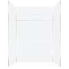 SMPWKX60367224-531 Pioneer 60-in x 36-in x 72/24-in 6-Piece Transition Shower Wall Kit, White (Matte 8-in x 16-in Horizontal Tile Pattern)