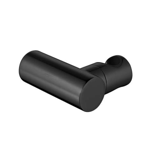 SMRHC-MB Round Integral Handle Shower Cradle, Matte Black